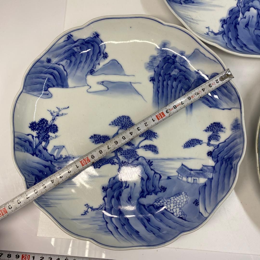 大聖寺伊万里七寸皿 大聖寺伊万里 古伊万里 伊万里 中皿 7寸皿 蔵出し