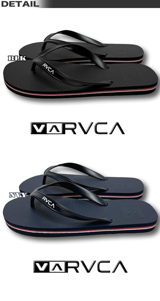2024年夏新作】RVCA ルーカ ルカ メンズ ビーチサンダル ビーサン