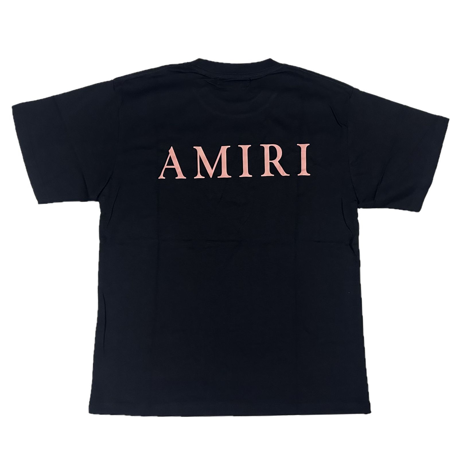 AMIRI アミリ MA ロゴプリント 半袖 Tシャツ ブラック/ピンク
