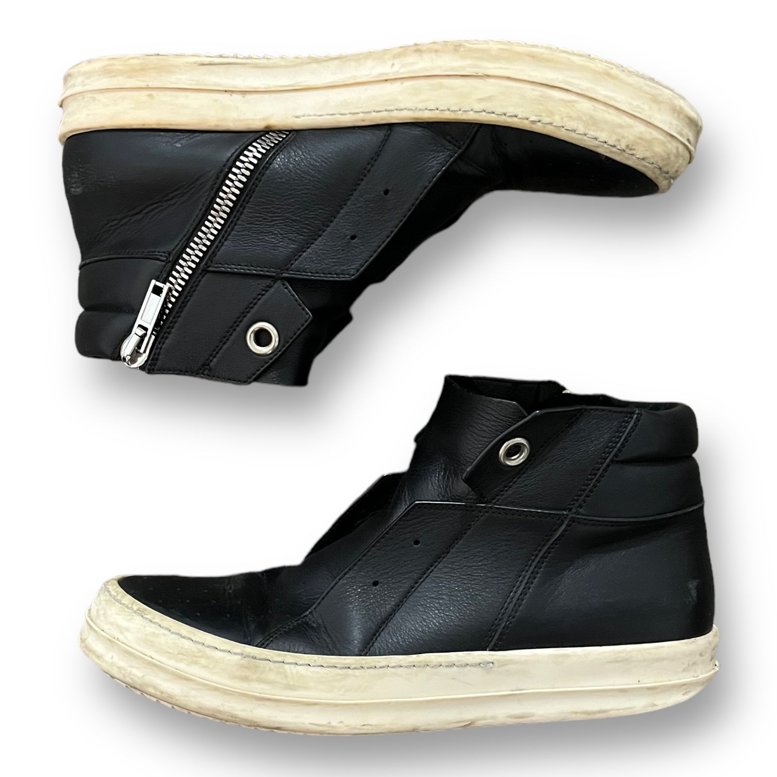 リックオウエンス アイランドダンク レザースニーカー 42 希少 RICK OWENS ISLAND DUNK アイランドダンク レザー