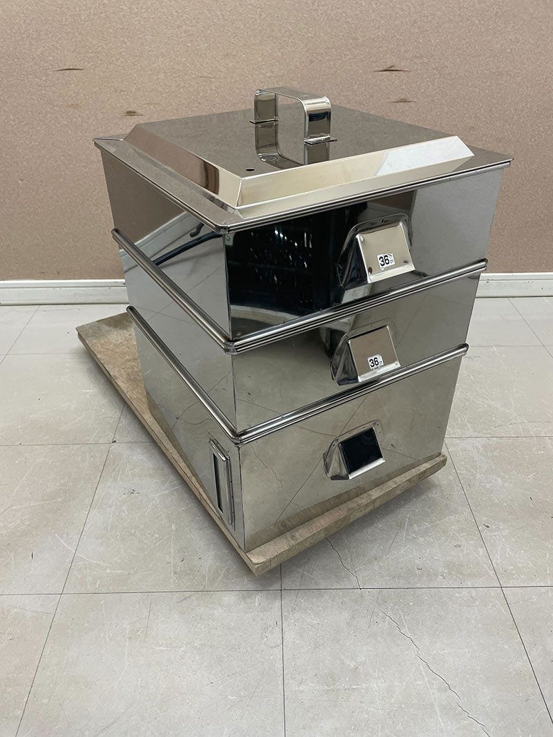 業務用 ステンレス 3段 角蒸し器 せいろ 36cm×36cm 調理器具