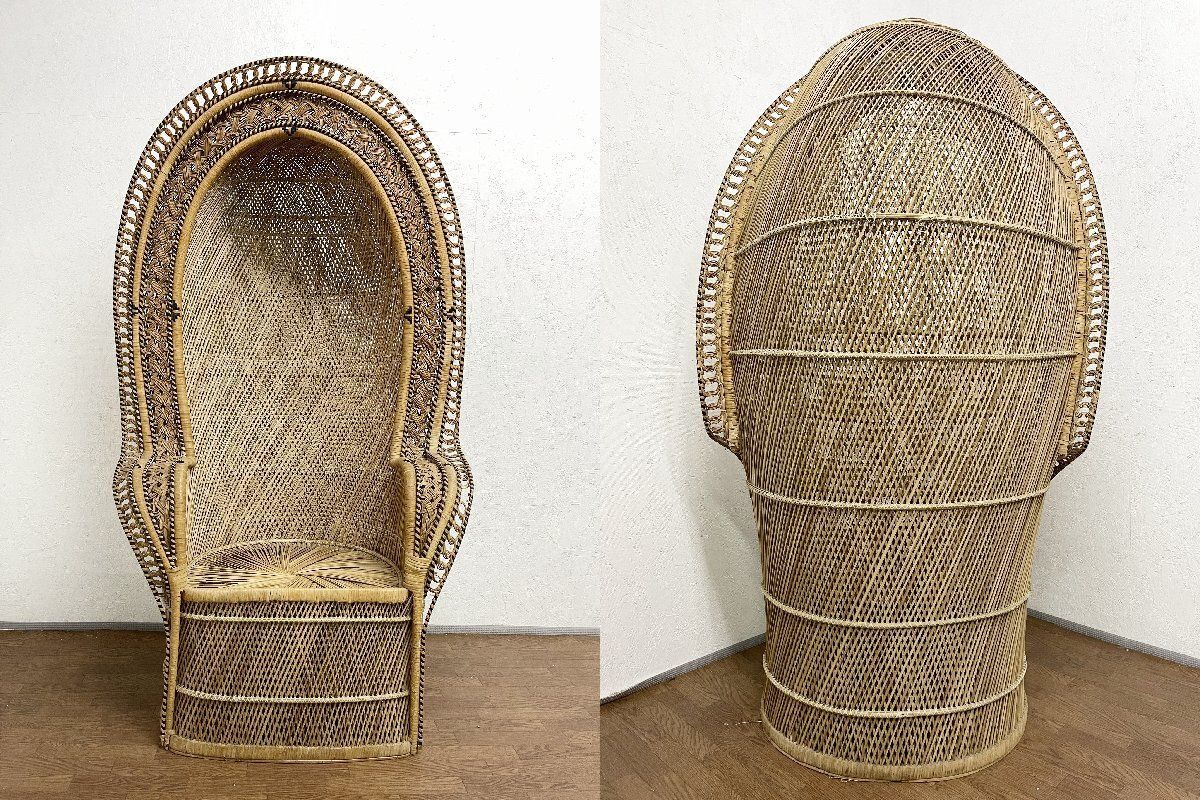 ピーコックチェア［ラタン 家具 椅子 籐家具 アジアン リゾート 南国]