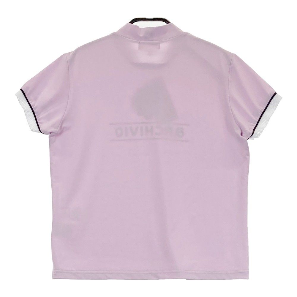 サイズ 36 ARCHIVIO アルチビオ ハイネック半袖Tシャツ パープル系 240101337571 ゴルフウェア レディース ストスト