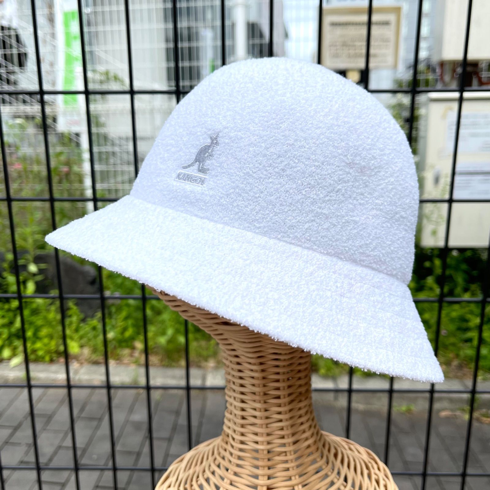 KANGOL ベル型ハット White Lサイズ - 帽子