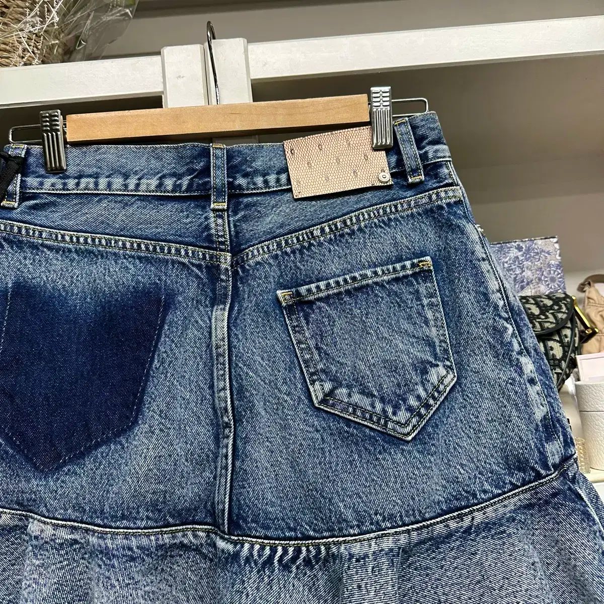 VALENTINO Valentino ヴァレンティノ フリル デニム スカート GULLKHAN_COM