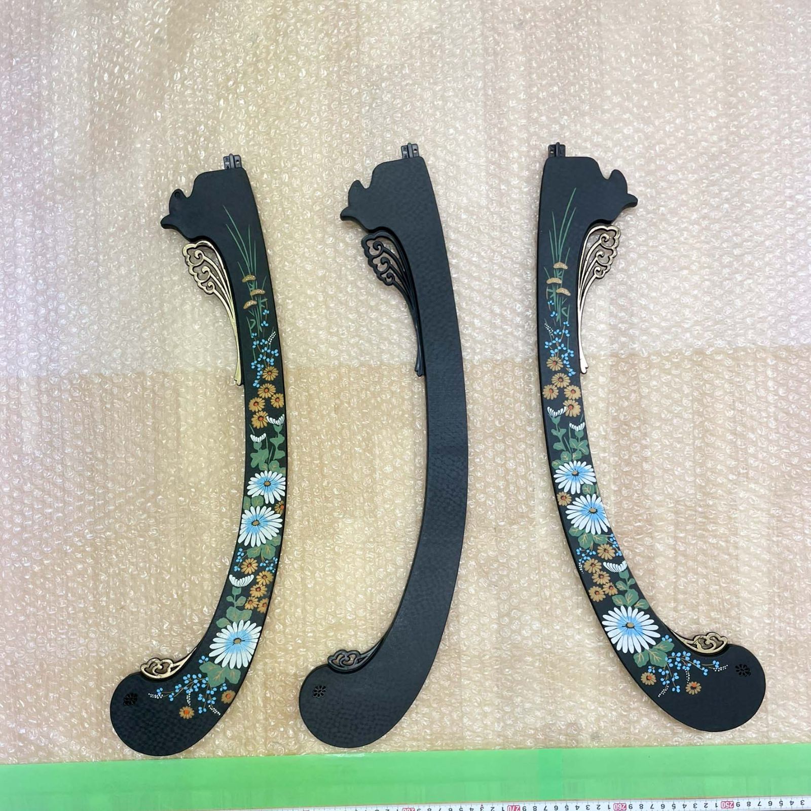 孔雀図 電動点灯