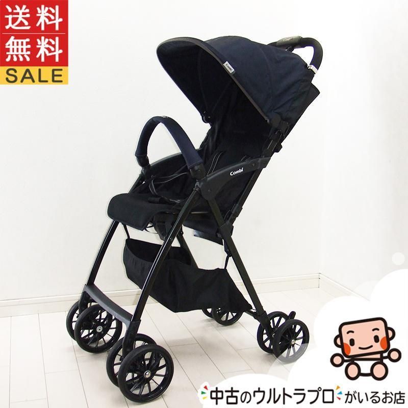 美品 送料無料 コンビ Acbee JM エレガンテネイビー B型ベビーカー