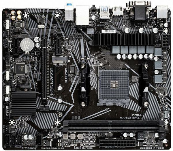 送料無料，SALE GIGABYTE B550M S2H AM4 AMD B550 SATA 6Gb/s Micro ATX AMD Motherboard