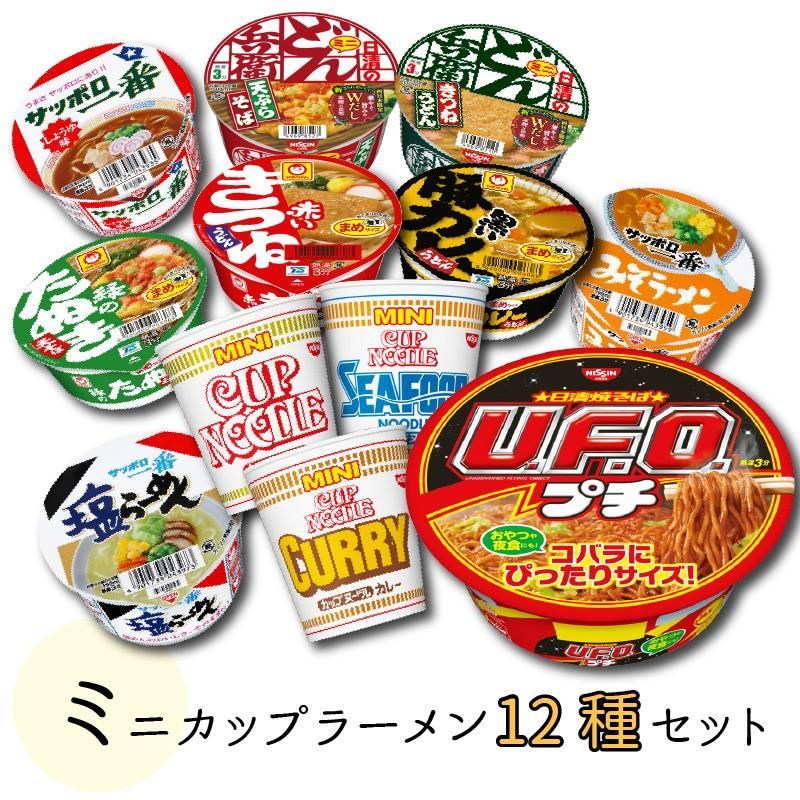 カップ麺 詰め合わせ 箱買い セット ミニ カップラーメン 箱 まとめ買い ミニカップ麺 12種 防災 非常食 備蓄 焼きそば ミニサイズ  黒い豚カレー 醤油 塩 赤いきつね 緑のたぬき カップヌードル - メルカリ