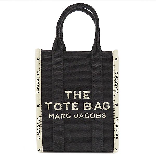 マークジェイコブス MARC JACOBS 2WAYバッグ THE JACQUARD PHONE TOTE BAG コットンキャンバス ブラック  シルバー金具 ハンドバッグ ショルダー R3HCR027H01001 【保存袋】【中古】 - メルカリ