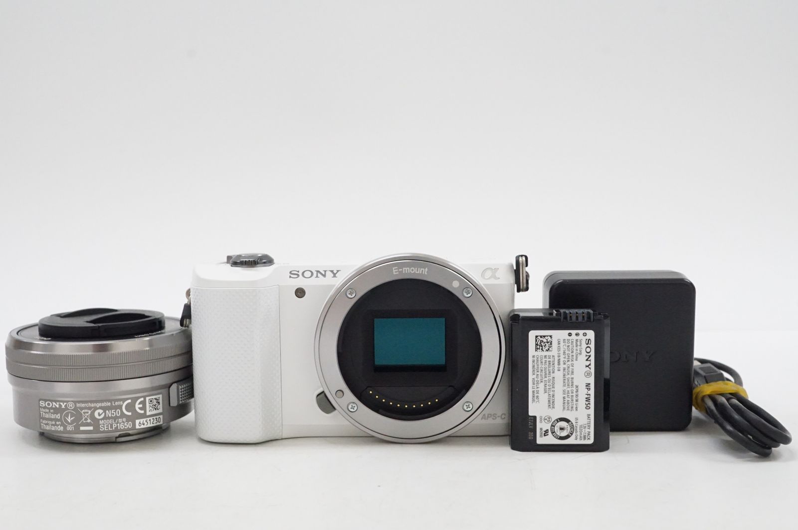 L081622)SONY a5000 ILCE-5000 ミラーレス 一眼 カメラ PZ 16-50mm OSS 