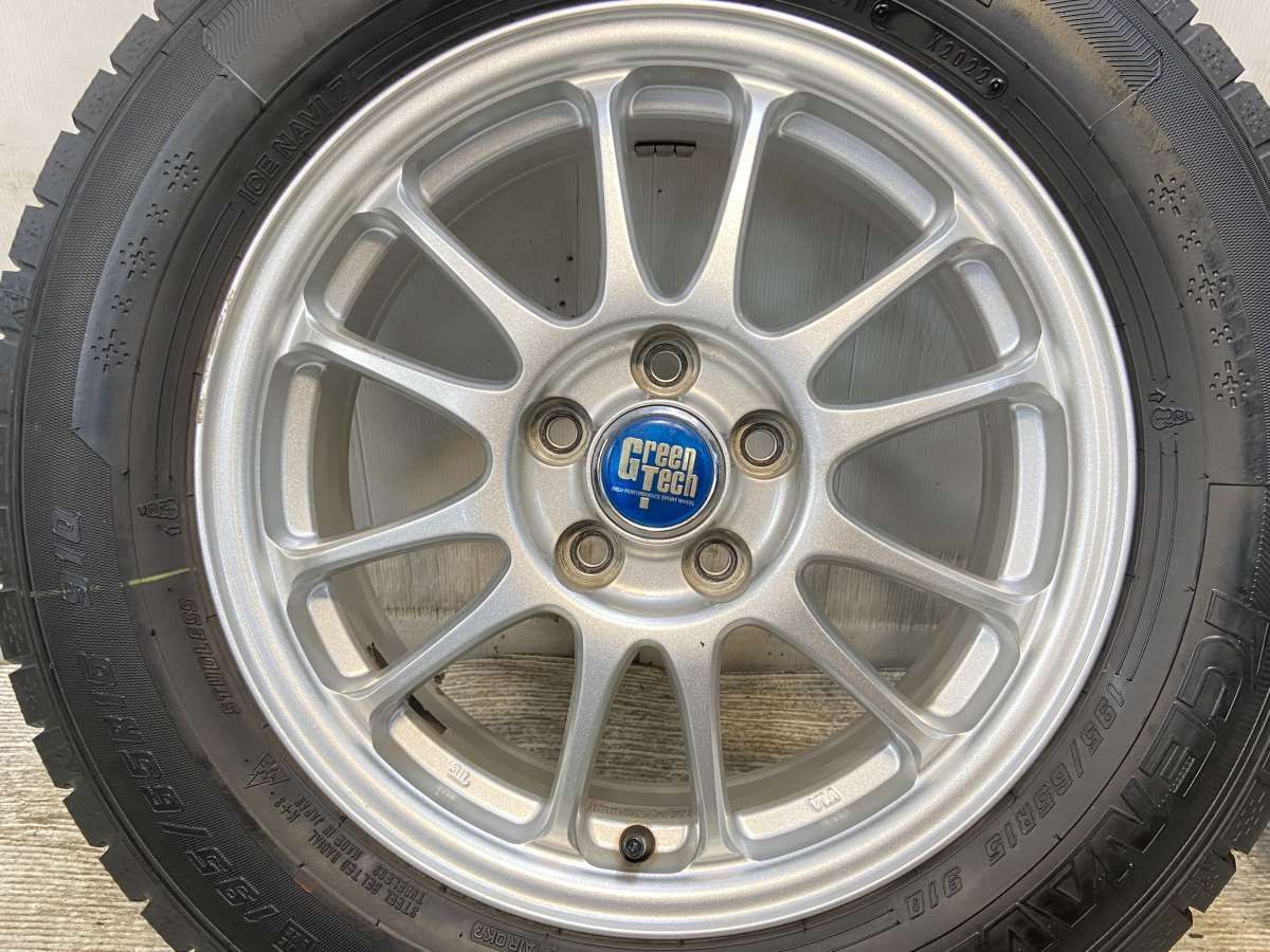 【新品未使用】195/65R15　ホイールナット付き【グッドイヤーアイスナビ7】 グッドイヤー 195/65R15 スタッドレスタイヤホイール4本セット