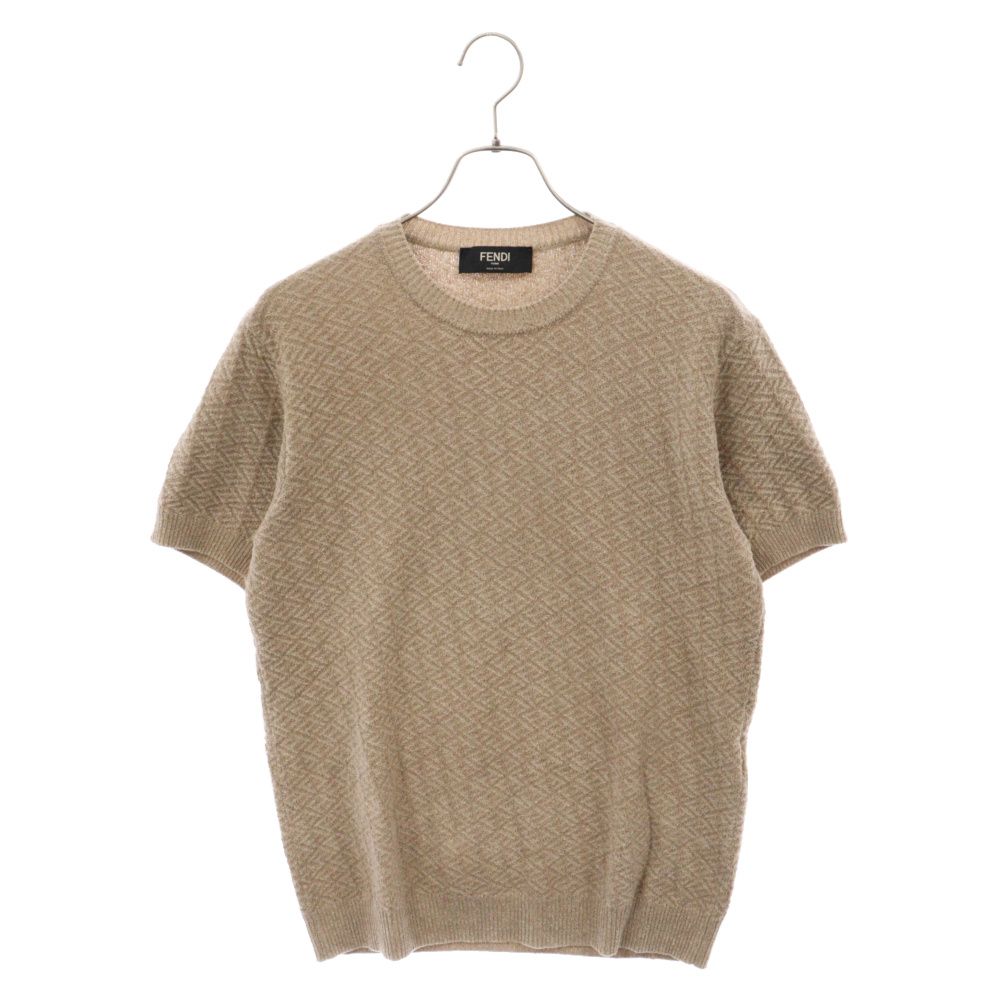 FENDI (フェンディ) Short Sleeves Logo Luxury T-Shirts ショート