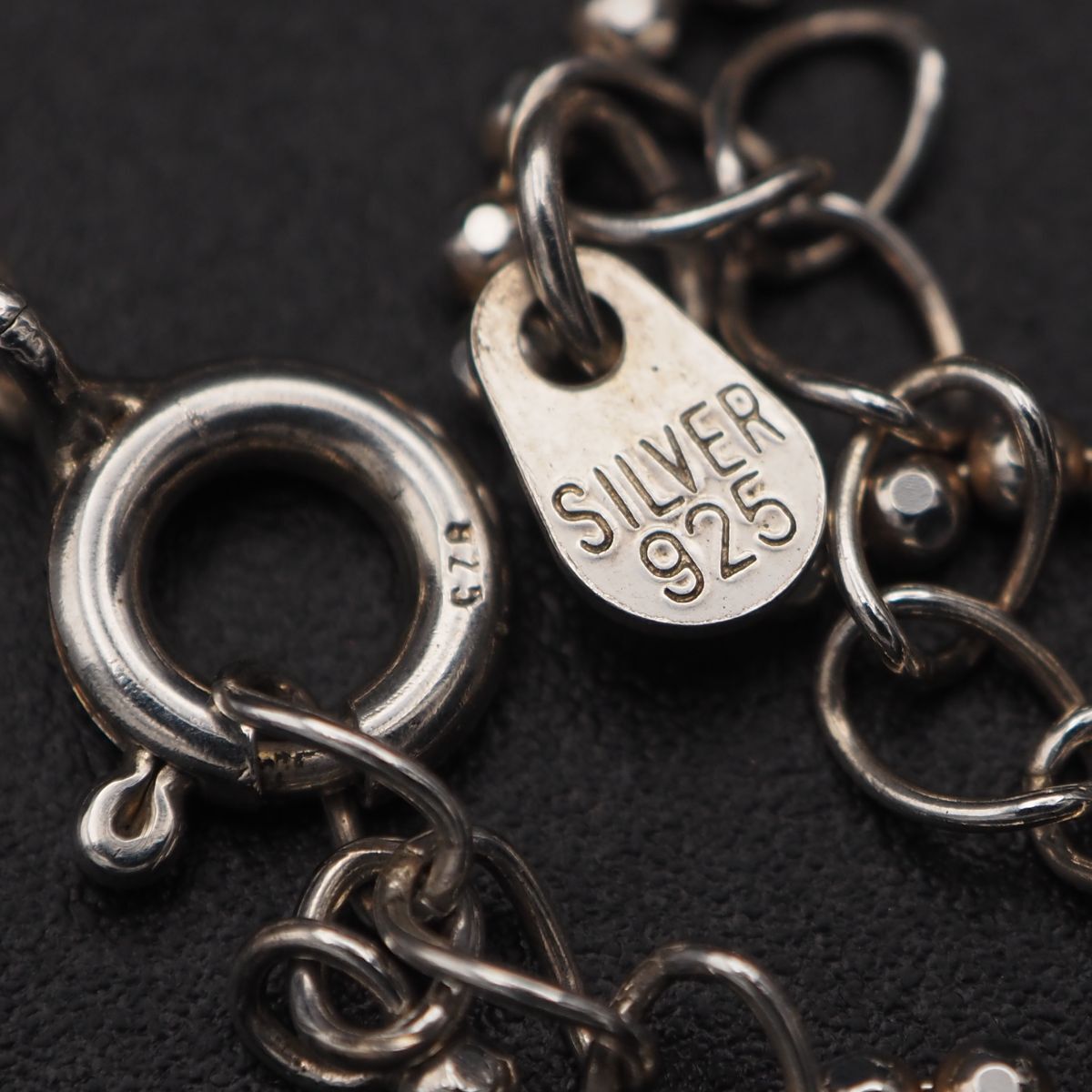 J048 ダイヤモンド風 SILVER925刻印 ペンダント ネックレス 鍵