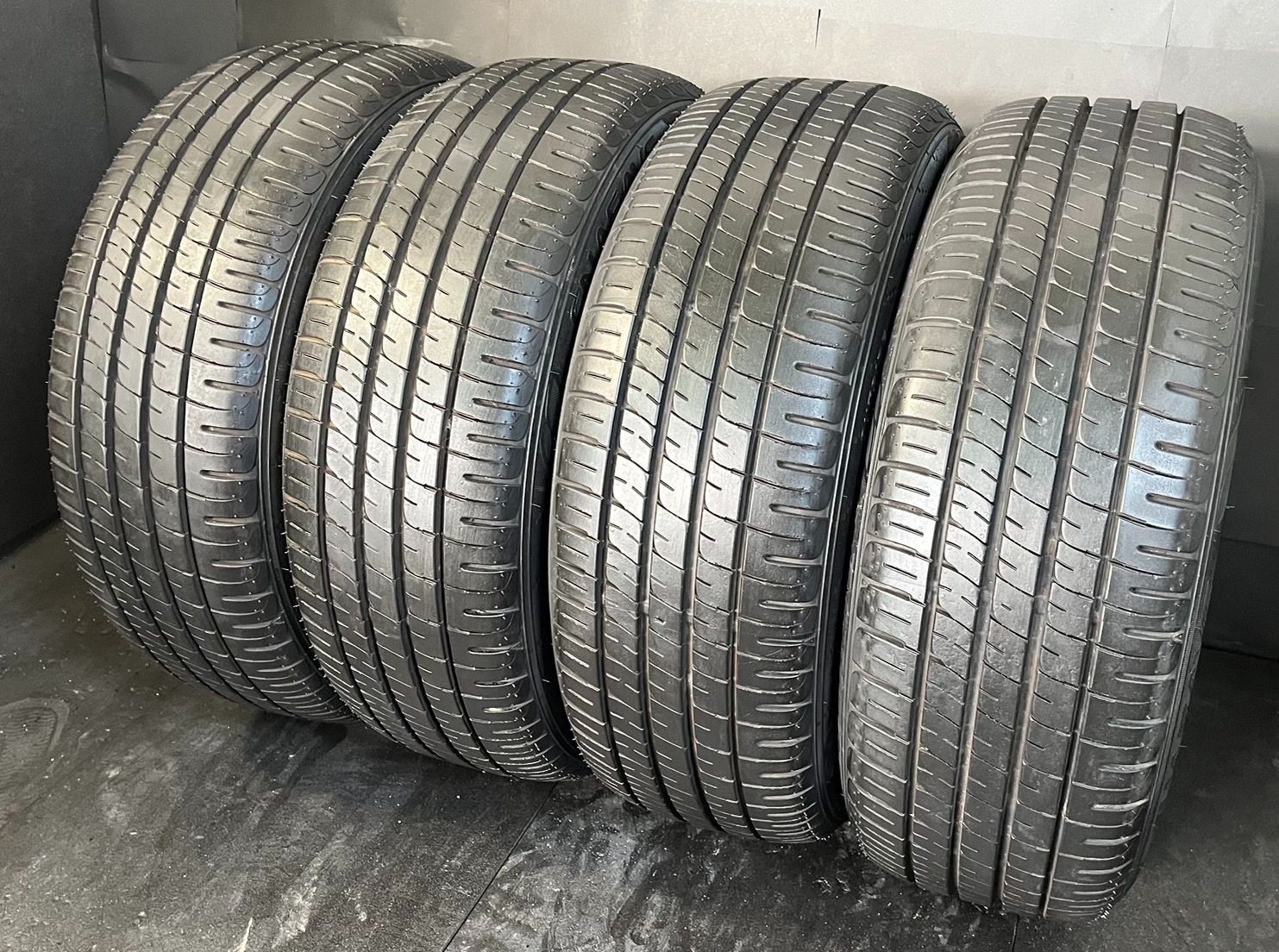 うっすらイボ 約9.8〜9.9分山 ダンロップ DUNLOP エナセーブ ENASAVE EC204 215 55R17 4本 h_415