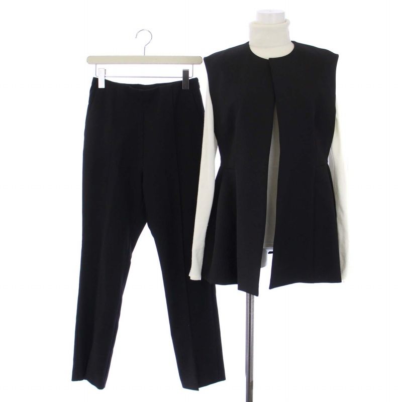 ミラオーウェン Mila Owen 23AW セットアップ 3点セット ペプラム  