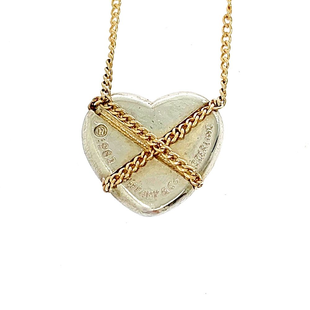 ティファニー ネックレス ハート チェーン クロス 925 K14