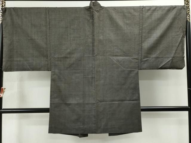 平和屋着物○男性 本場大島紬 アンサンブル 100亀甲 総詰め 正絹 逸品