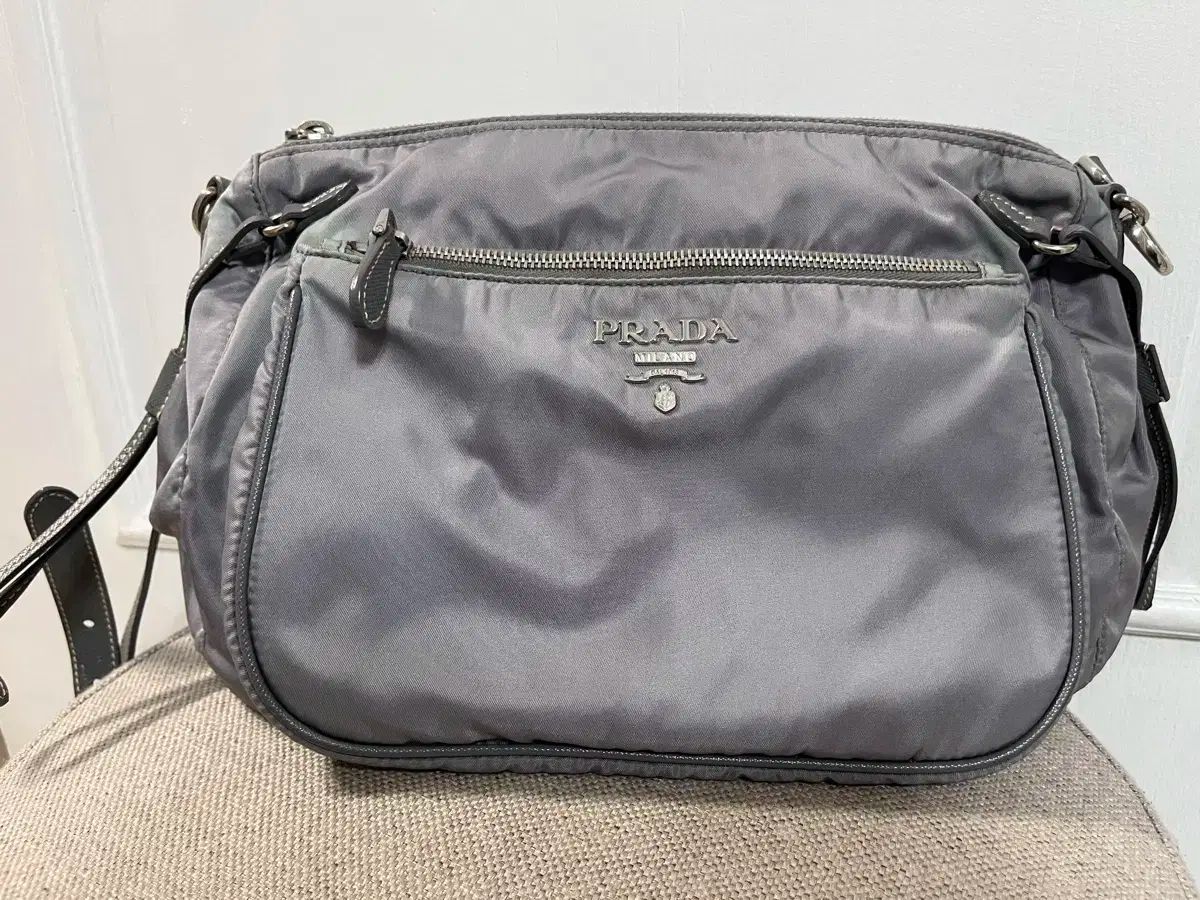 着用画像 o 正規品 PRADA PRADA プラダ テスート ポコノ ポケット クロスバッグ 9729