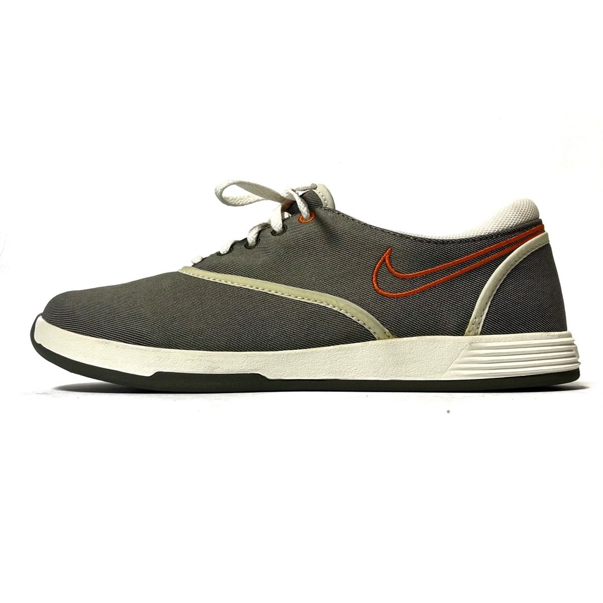 NIKE ナイキ スニーカー 23.5 レディース ルナ デュエット スポーツ 552067-301 グレー×白×オレンジ