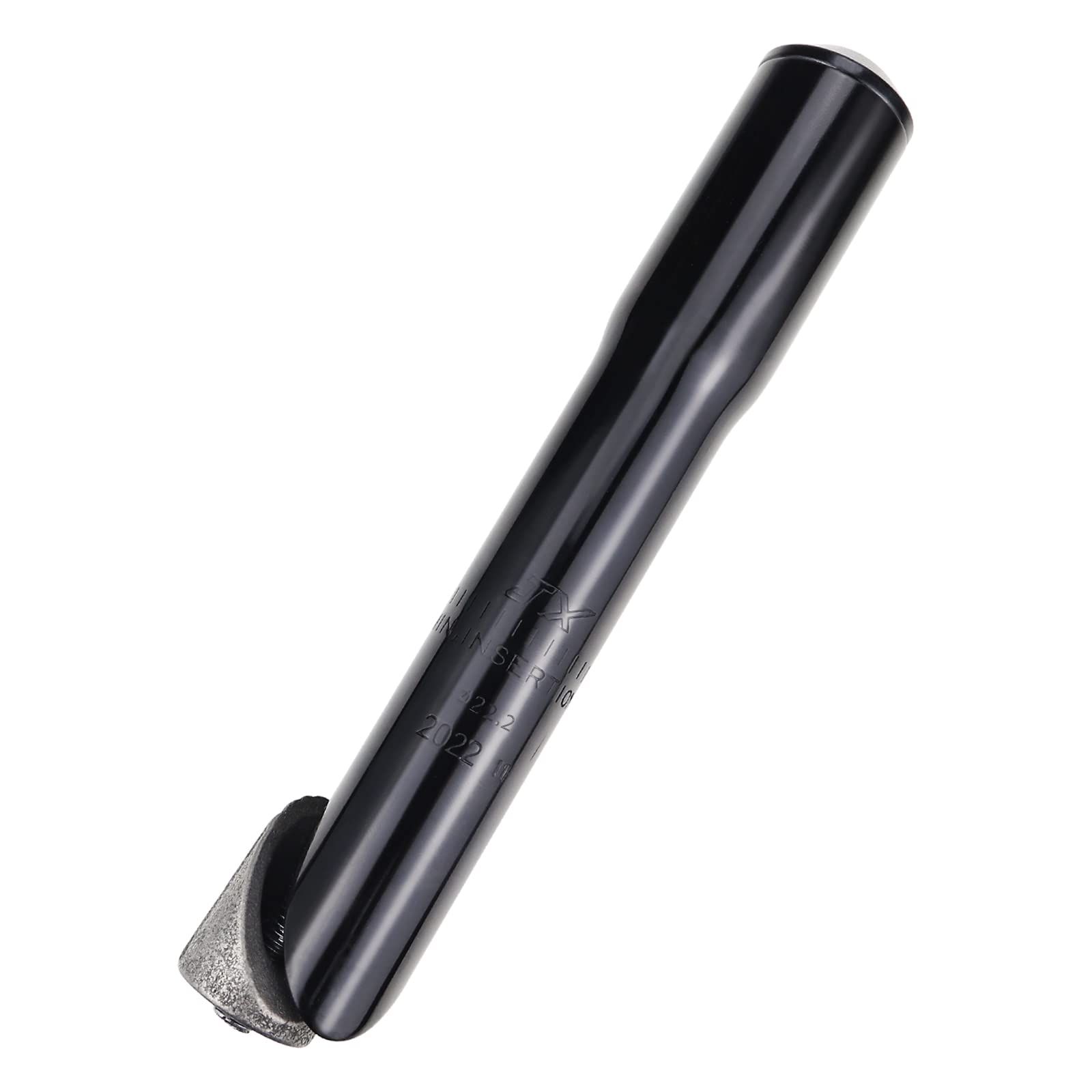 ZUKKA 自転車ステムライザーアダプター 22.2mm 自転車フォークステムクイルハンドルバーエクステンダー ロードマウンテンサイクリング/ブラック [22.2mm/ブラック。]