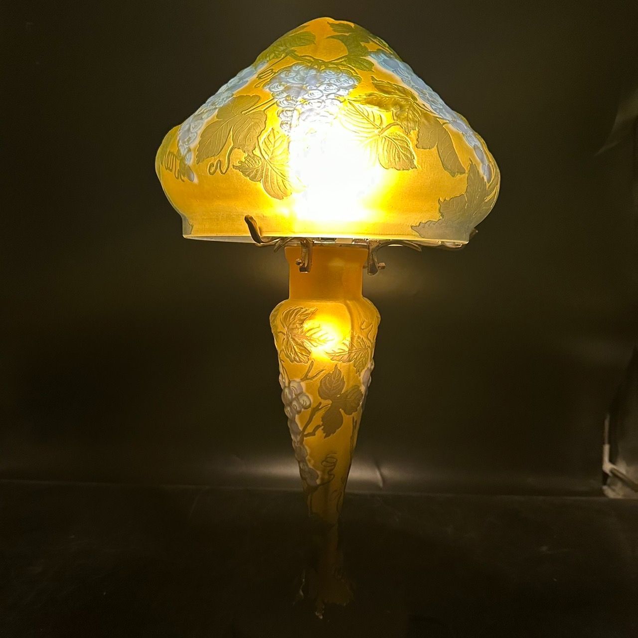 特大 エミールガレ２灯 50cm 卓上ランプ フロア照明 ナイトスタンド 