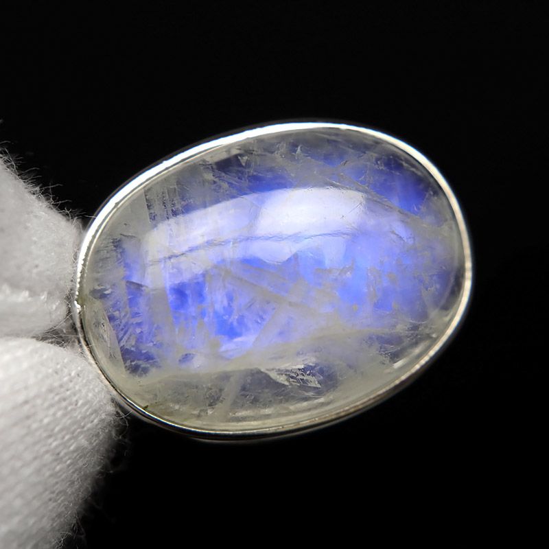 レインボームーンストーン ペンダントトップ No.34【1点もの】 / 60-27