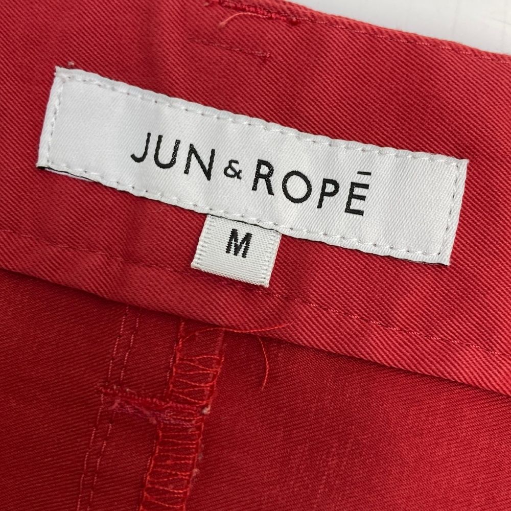 サイズ：M JUN&ROPE ジュン アンド ロペ ショートパンツ レッド系