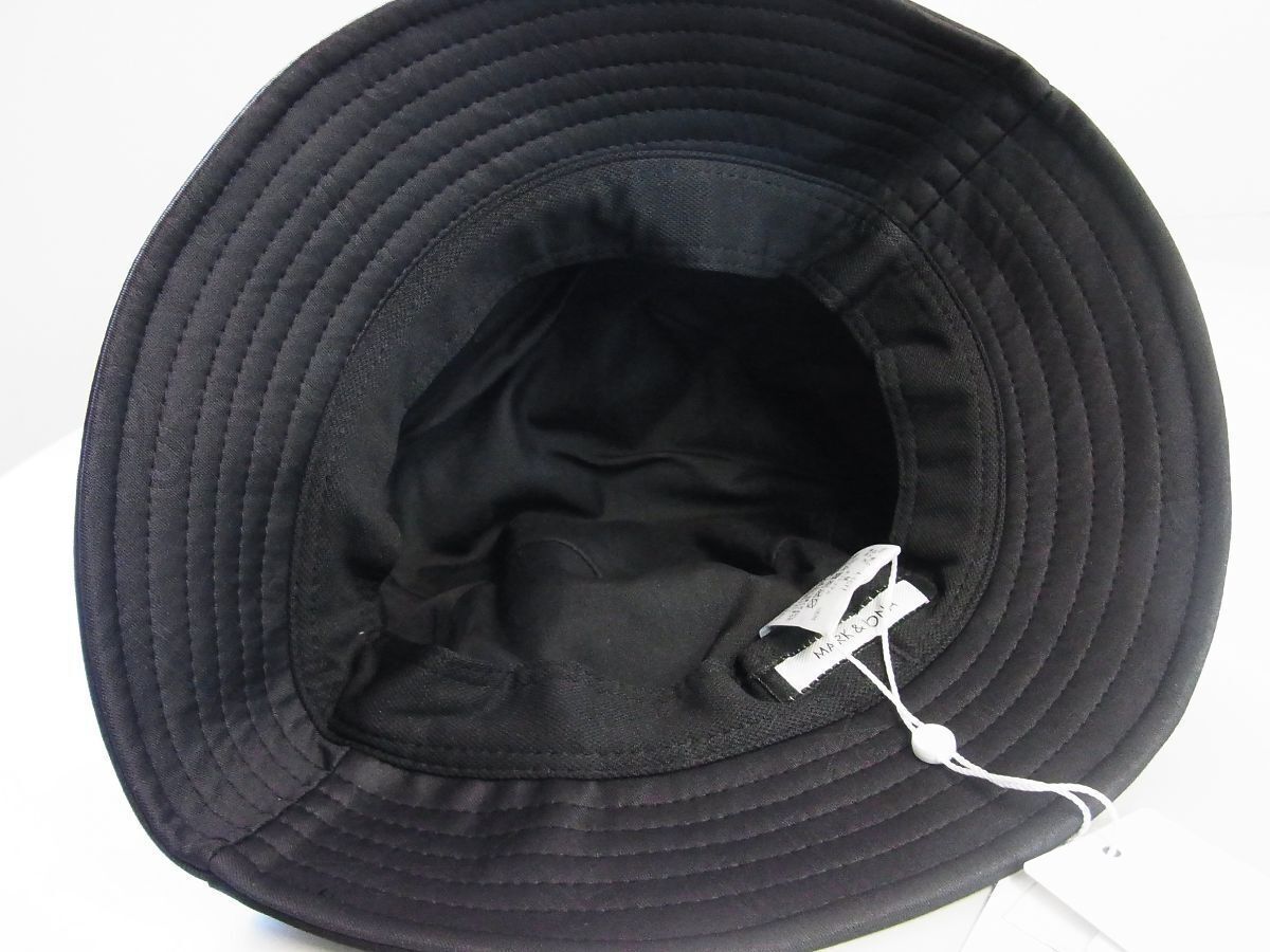 韓国限定モデル☆MARK&LONA マーク&ロナ☆ラバーロゴバケットハット☆M