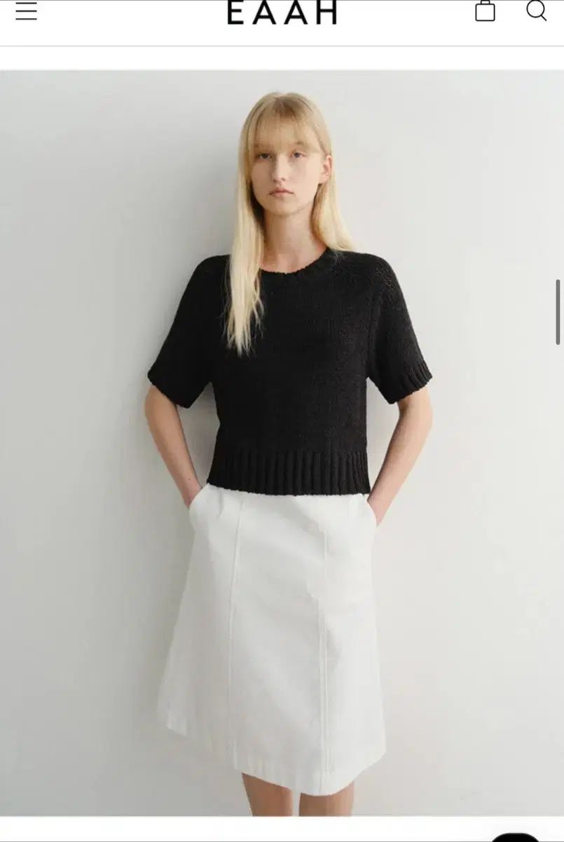 eaah オイア コットン ライン スカート s 138000 ウォン