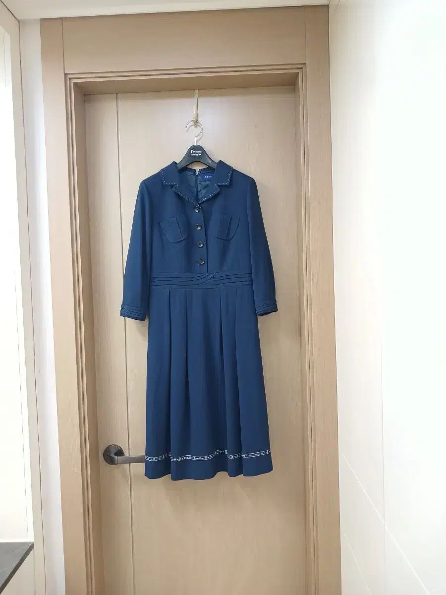 KEITH ワンピース Lサイズ】ハウンドトゥースプリントワンピース