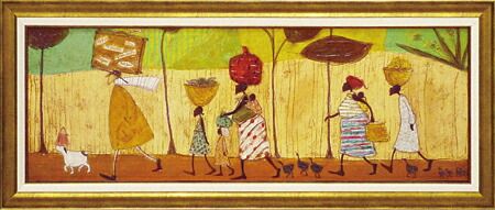 絵画 サムトフト みんなでピクニック【その他サムトフト作品多数あり
