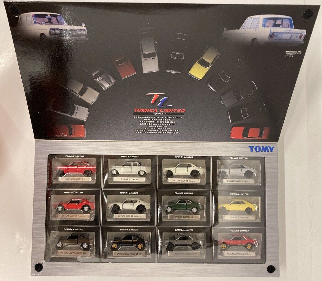 TOMY TOMICA LIMITED トミカ NISSAN SKYLINE12台セットVol1 ST1 TOMICA