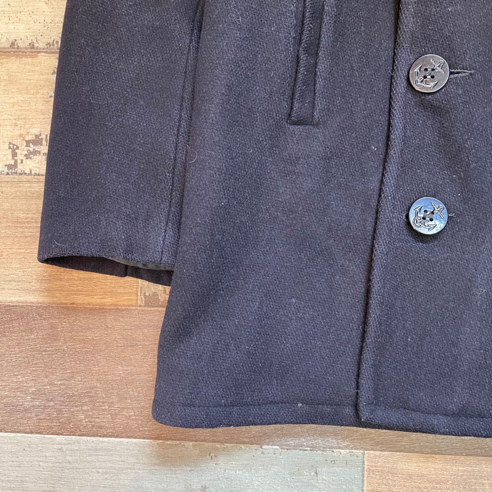 【美品】　ピーコート　Fox Knapp 60s ヴィンテージ Pコート 工場 直営 店ファッション - 【美品】 ピーコート Fox Knapp 60s