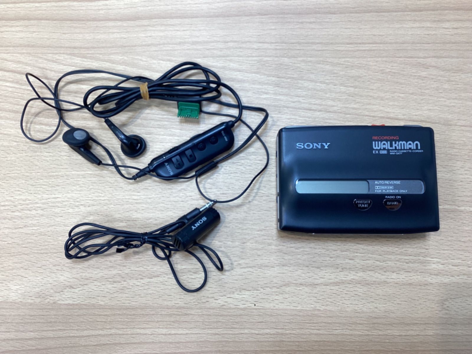 昭和レトロSONYカセットウォークマンWM-EX77現状品/ジャンク品扱い