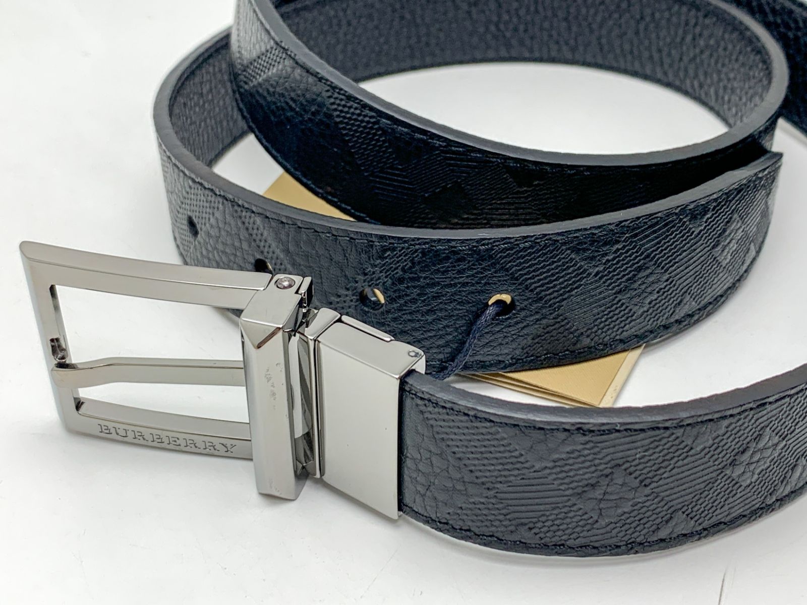 BURBERRY バーバリー 黒 ブラック ベルト ファッション 小物
