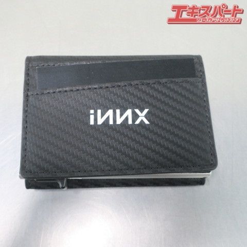 未使用品 iNNX 財布 カードケース ワンタッチ 三つ折り コンパクト財布