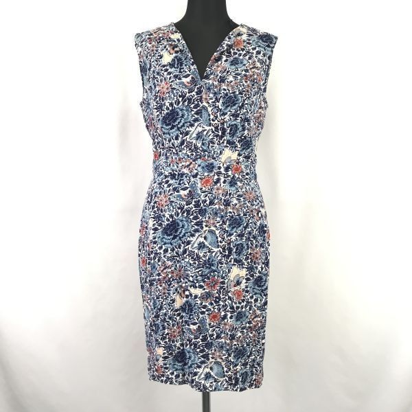 TORY BURCH/トリーバーチ☆膝丈/ノースリーブワンピース【size:4/S程度 