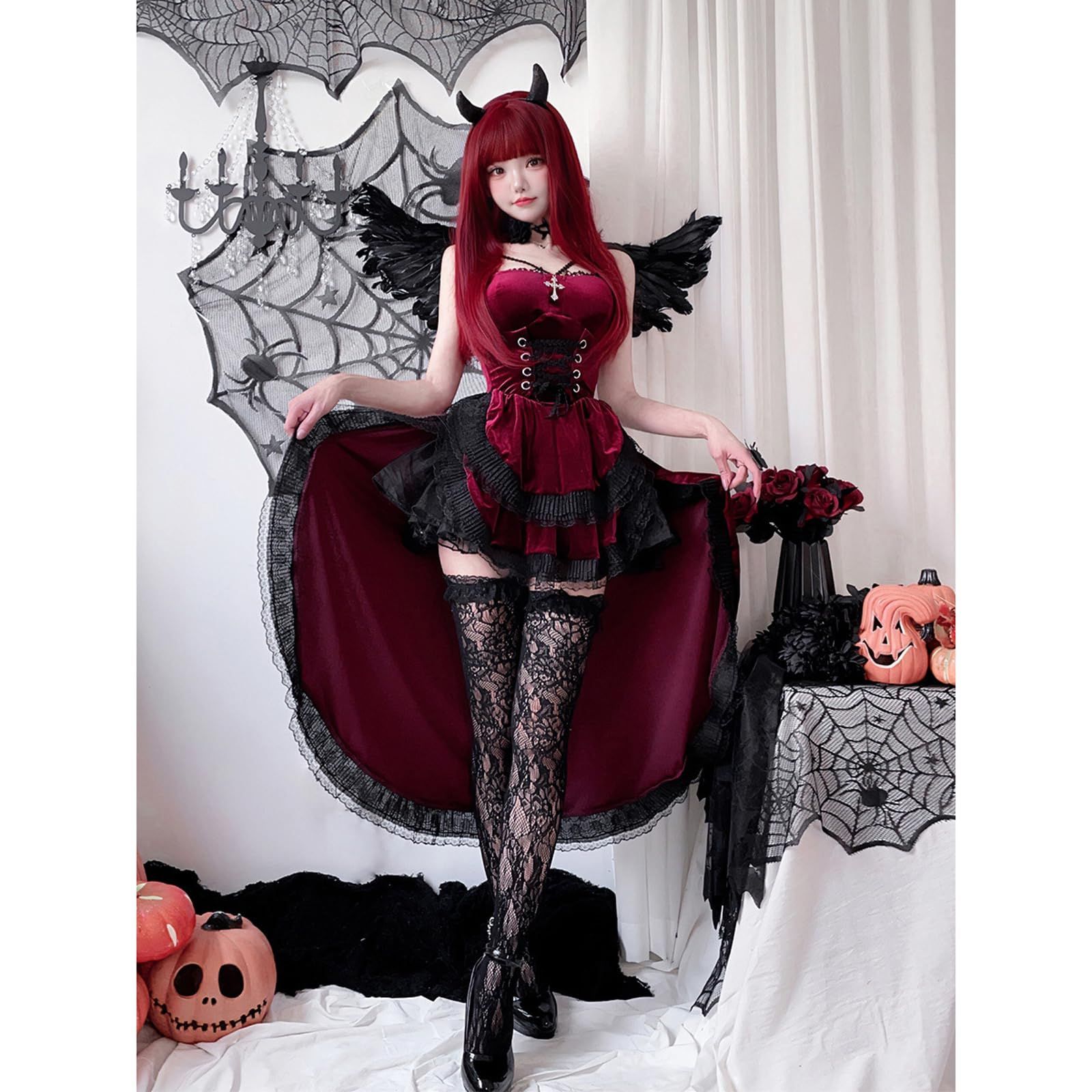 人気商品】魔女 吸血鬼 悪魔 死神 精霊 小悪魔 ゴシック ゴスロリ