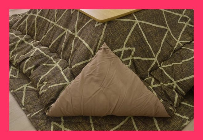 こたつ布団 シンプル 幾何柄 掛け敷きセット 『フォルム 掛敷セット