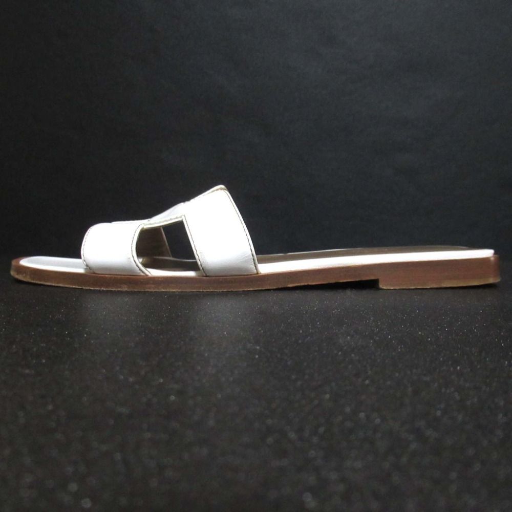 HERMES オラン　35 新品未使用 美品 HERMES エルメス オラン レザー フラット サンダル サイズ35 22cm