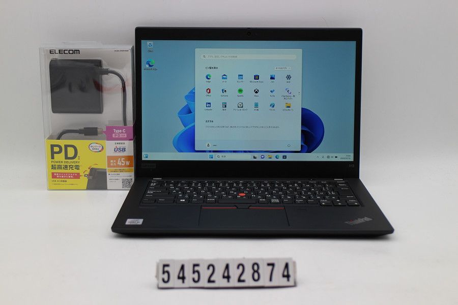 Lenovo ThinkPad X13 Gen1 Core i5 10210U 1.6GHz/16GB/256GB(SSD)/13.3W/FHD(1920x1080)/Win11 【545242874】