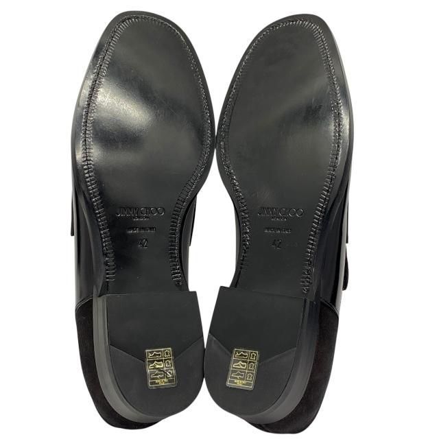 美品】JIMMY CHOO ジミーチュウ スリッポン ローファー ドレスシューズ 