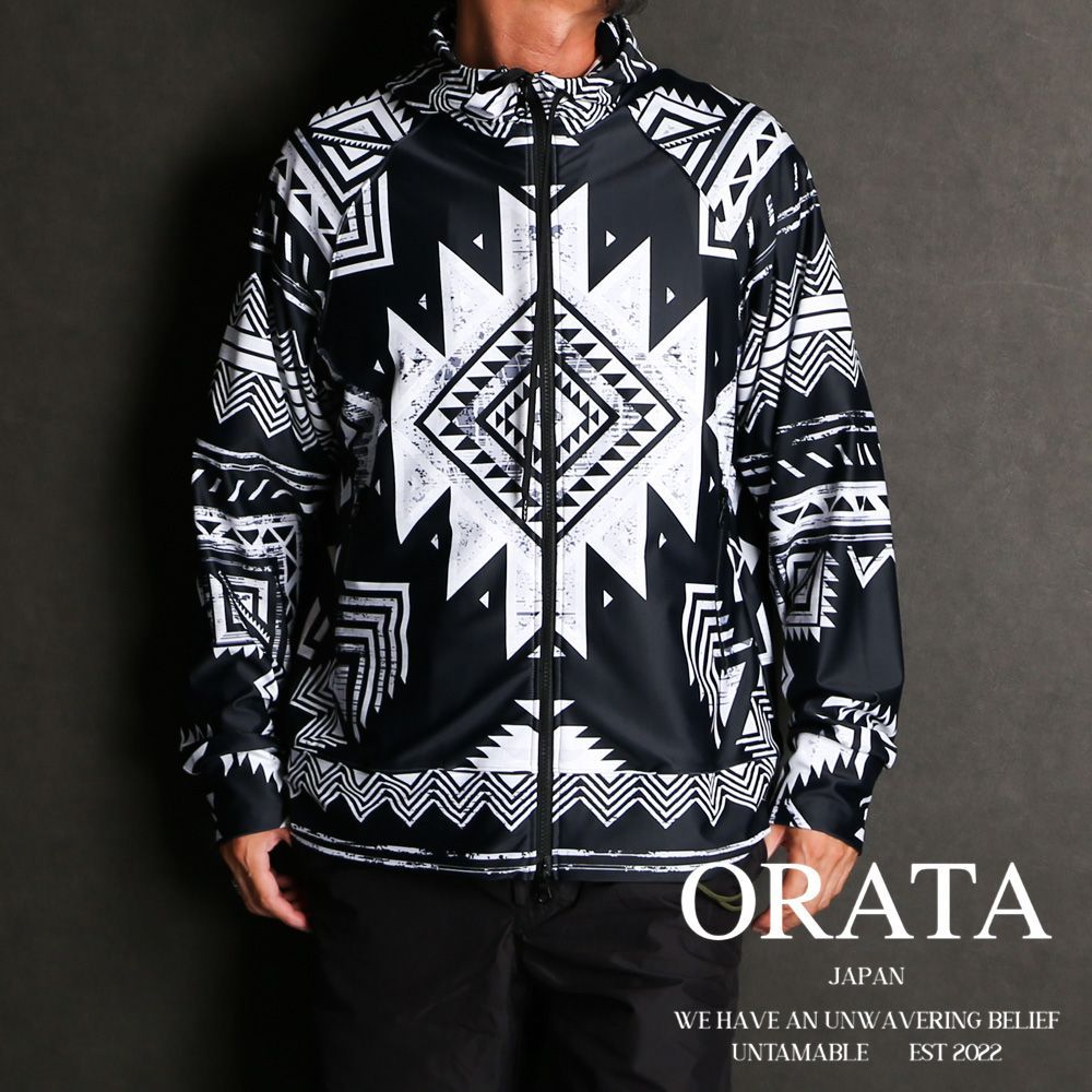 ORATA / オラータ】RUSH ZIP HOODIE / ラッシュガード ジップアップ 