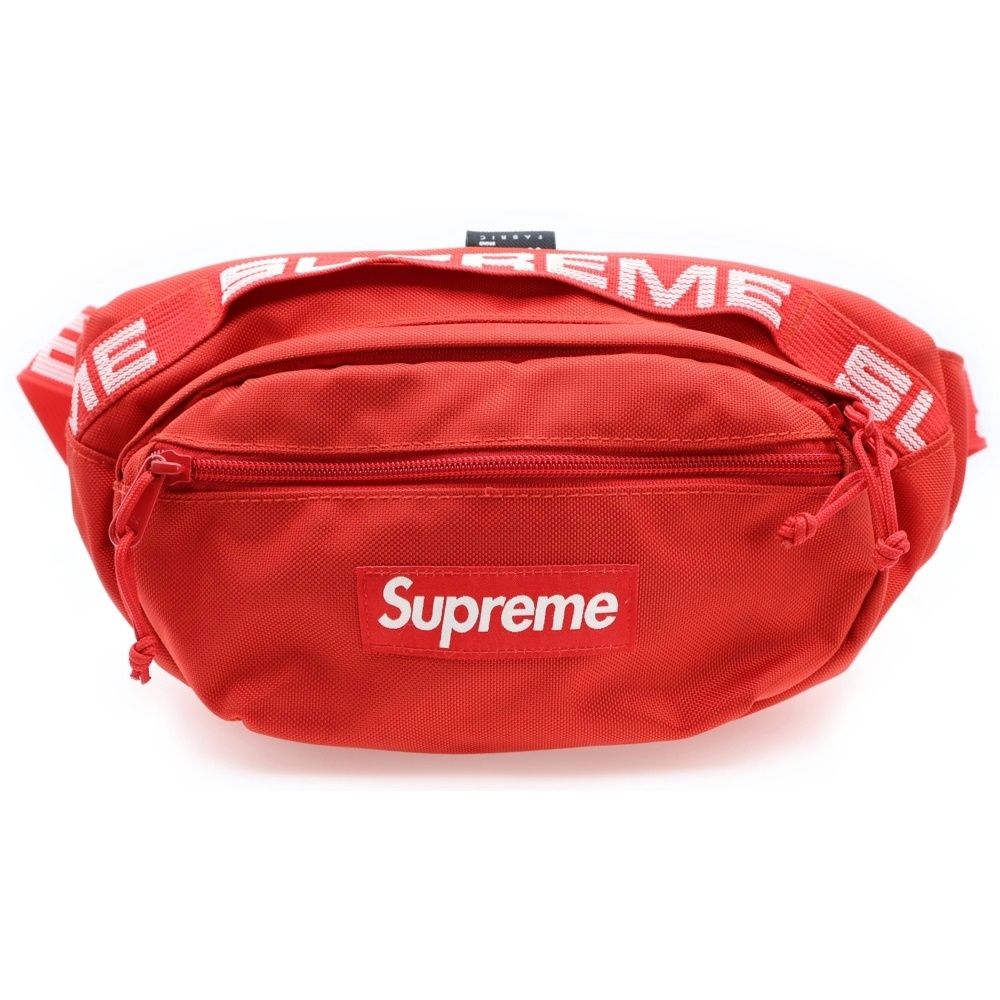18SS /Supreme Waist Bag シュプリーム ウエスト バッグ ロゴ シュプリーム ウエストバッグ ウエストポーチ ロゴデザイン