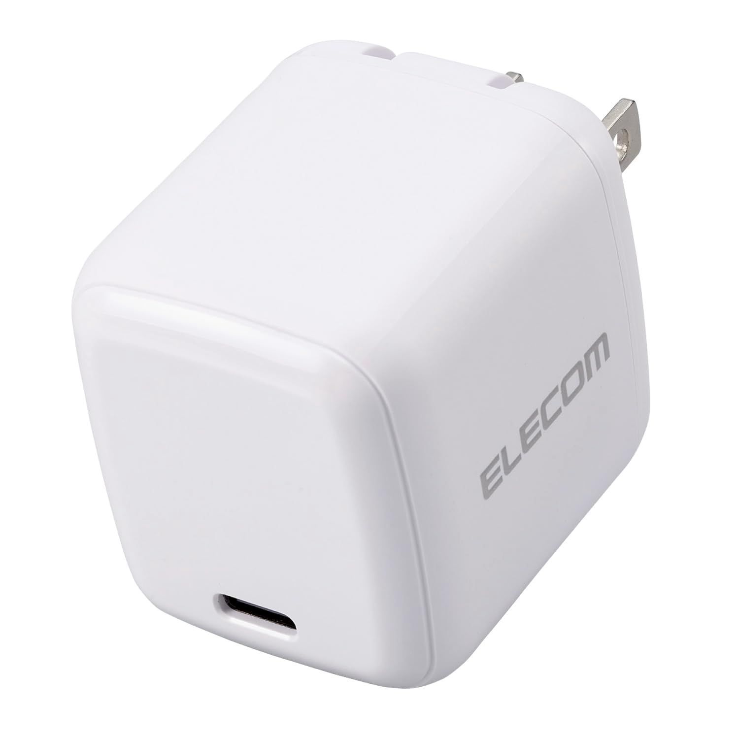 2026，格安 【人気商品】ホワイト PSE認証 II採用 GaN PPS対応 EC-AC8565WH 1ポート Type-C 小型 PD対応 USB 65W 充電器 エレコム その他
