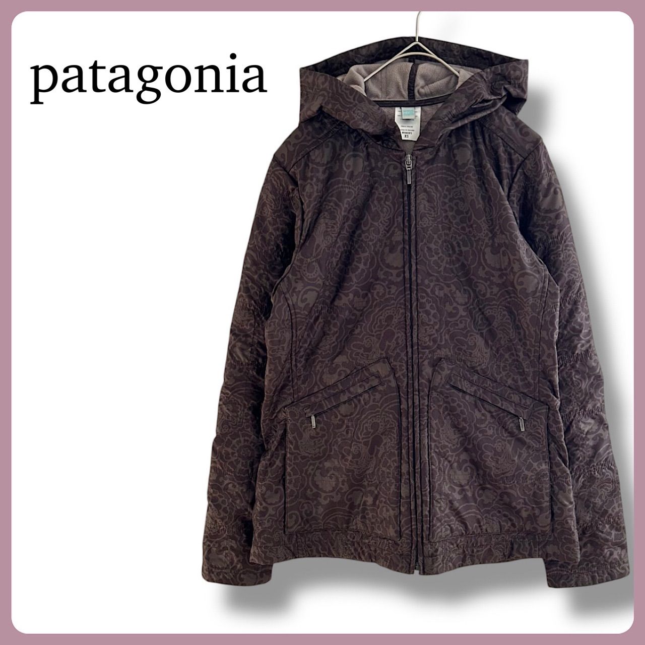 希少 Patagonia Water Girl フリースライナー付ジャケット XS ブラウン 