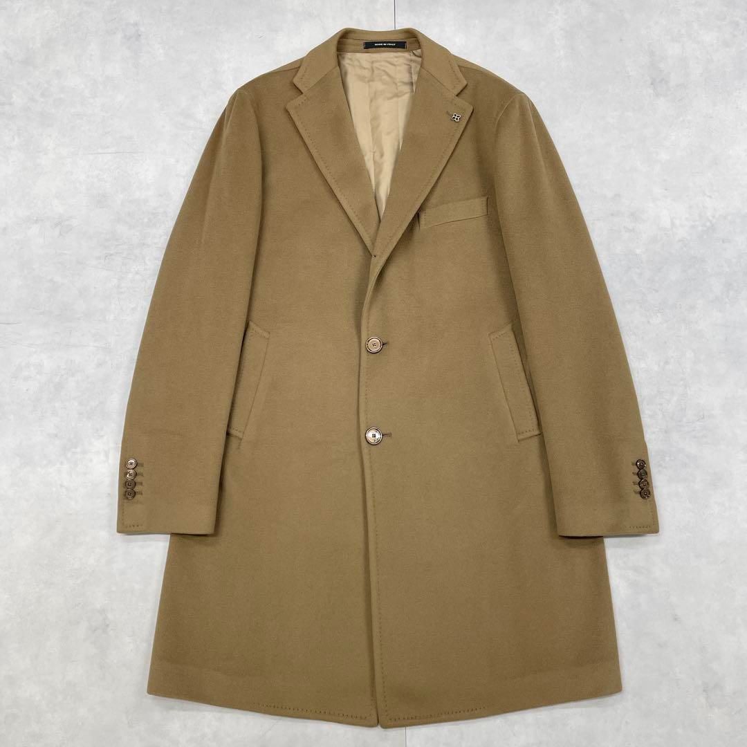 TAGLIATORE タリアトーレ カシミヤ100% チェスターコート キャメル