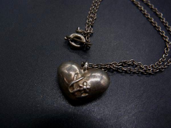 【vintage】KENZO K18/SV925ハート型ネックレス vintage】KENZO K18/SV925ハート型ネックレス KENZO
