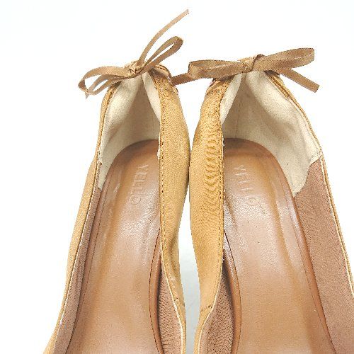 ◇ ⊇ YELLO イエロ レースアップデザイン ピンヒール サイズM